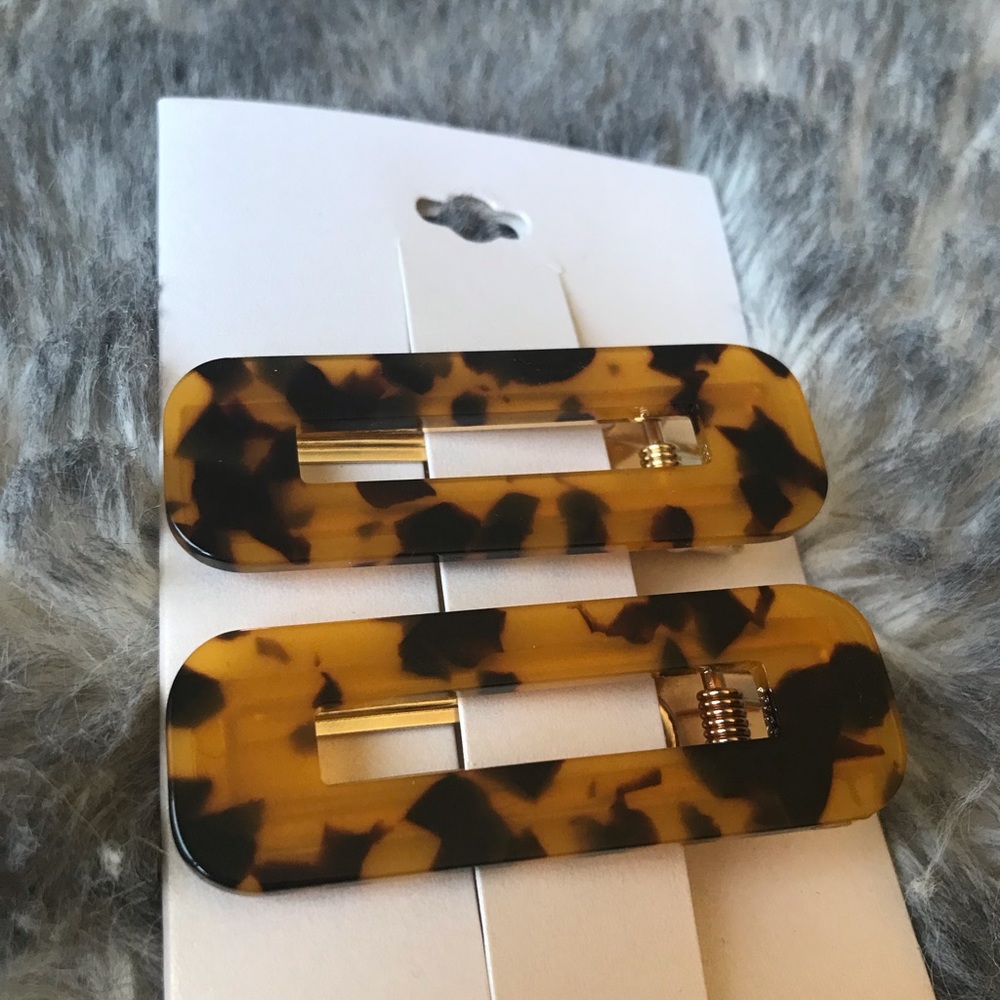 Large Tortoiseshell Barrettes
